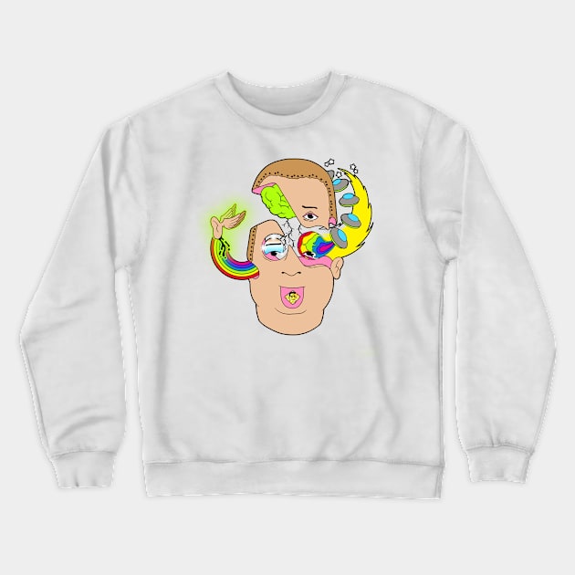 that boy ain't right Crewneck Sweatshirt by Moon Toboggan